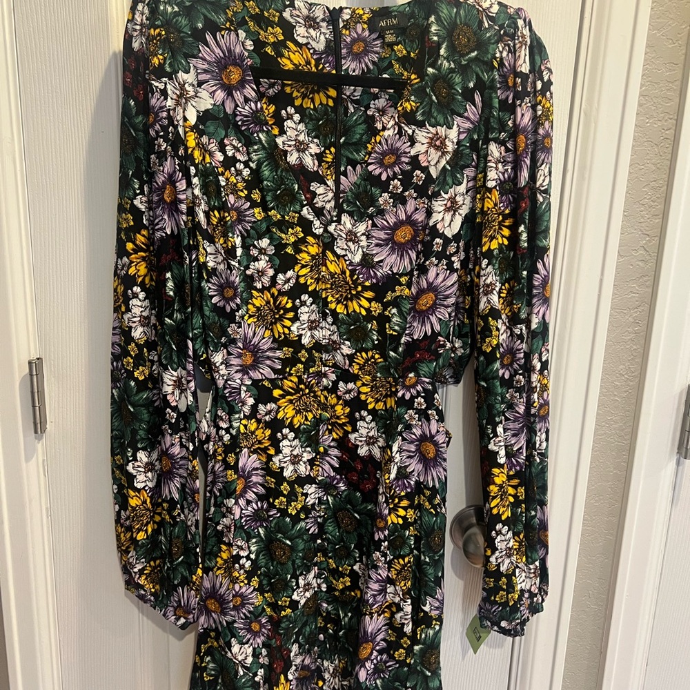 AFRM Multicolor Floral Maxi Dress